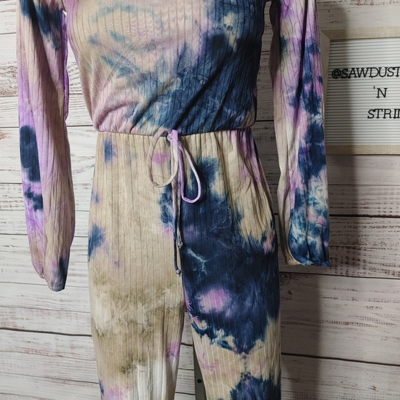 TIE dye jumpsuit size S - Picture 4 of 15